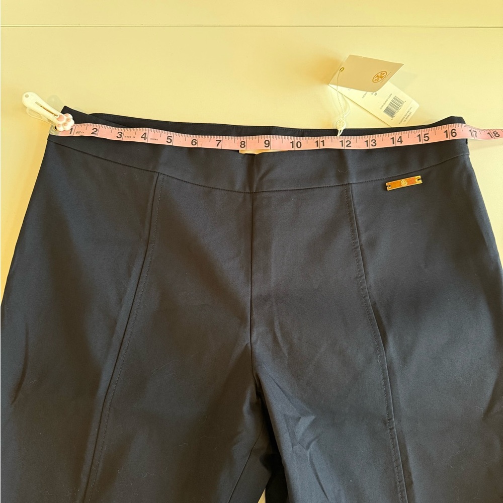 Tory Burch NWT Callie Skinny Ankle Pants Classic Navy Size 10 - Picture 8 of 12
